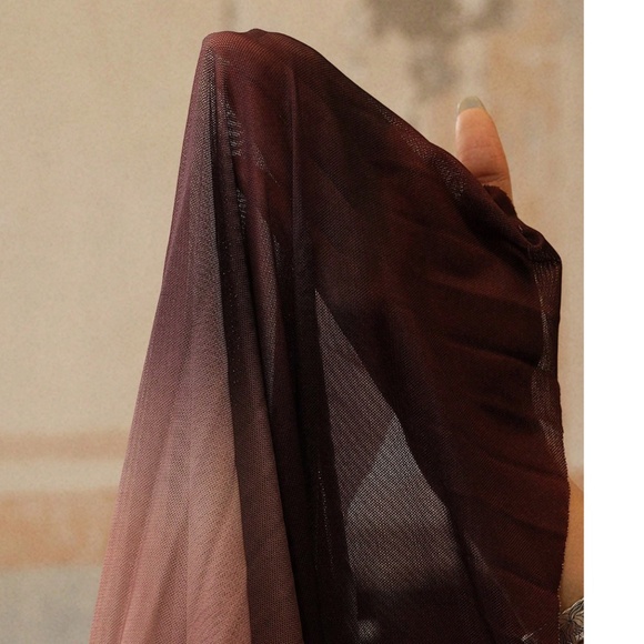 Classic Ombre High Waisted Zipper Wide Leg Trouser Pants - Picture 5 of 6